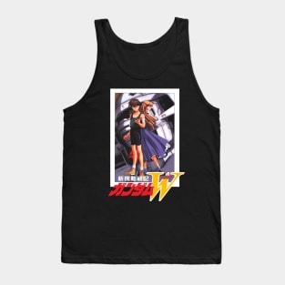 Gundam Wing Heero and Relena Tank Top